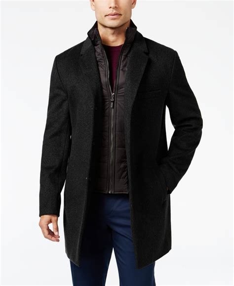 men michael kors winter jacket|michael kors men overcoat.